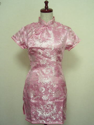 チャイナドレス ミニ ピンク クイーンサイズ 桜でんぶ